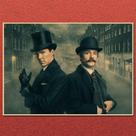 Pintura em pôster Sherlock Classic TV Wall Art 15x40cm Pintura em pôster Sherlock Classic TV Wall Art 15x40cm