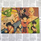 Pintura em pôster Vintage Anime Goku Dragon Ball 30x42cm