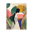 Pintura Em Tela Abstrata Geométrica Vintage Para Meninas, Pôster Escandinavo Para Decoração De Sala Pintura Em Tela Abstrata Geométrica Vintage Para Meninas, Pôster Escandinavo Para Decoração De Sala