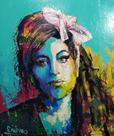 Pintura em tela Amy whine house Pintura em tela Amy whine house