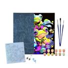 Pintura Numerada Arte Terapia 30X30cm Frogs