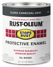 Pintura Rust-Oleum 7784502 impede a ferrugem e brilho de carvão vegetal 946 ml