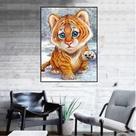 Pinturas de bordado animal strass colado diy diamante pintura ponto cruz