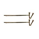 PINUPZ Kit 2 Grampos de Metal Dourado Letra V PINUPZ Kit 2 Grampos de Metal Dourado Letra V