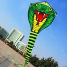 Pipa De Cauda De Cobra Colorida Para Iniciantes E Adultos Com Corda E Alça Tamanho Gigante