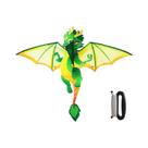 Pipa Dragão Chinês Verde Para Iniciantes Com Corda De 50m - Pipa De Desenho Animado Yongjian