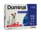Pipeta Dominal X 3 Cães 5.1 A 10KG 1ML