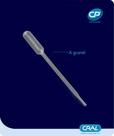 Pipeta Pasteur Plástica 3ml 500 Unidades Cralplast graduada com NF