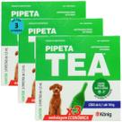 Pipeta Tea 1,3 ml Antiparasitário Contra Pulgas Para Cães de 5,1 até 10 Kg Com 3 unid Kit Com 3 Cxs