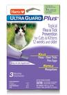 Pipetas Antipulgas e Carrapatos Hartz UltraGuard Plus para Gatos 3 Unidades