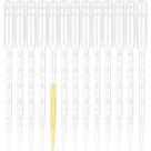 Pipetas conta-gotas moveland 200 unidades de plástico descartável de 5 mL