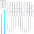 Pipetas de transferência de plástico Kingdder 1000 unidades de 1 mL (15 cm)