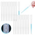 Pipetas de transferência para 300 unidades de plástico descartáveis de 3 mL