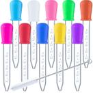 Pipetas Líquidas HiMo 5 ml de Silicone, Kit com 10 Unidades e Escova