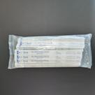 Pipetas sorológicas estéreis de 5 mL, pacote com 50, anel azul