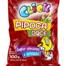 Pipoca doce Click 100 GR com 10 unidades