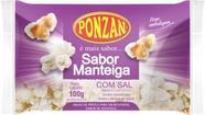 Pipoca Microondas Manteiga Ponzan 100g