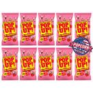 Pipoca Pronta Gourmet Pop Up Sabor Moranguete Kit 10 Unidades de 50g