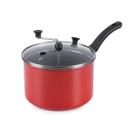 Pipoqueira Antiaderente Tampa De Vidro 4L Vermelho Nacional