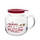 Pipoqueira Para Microondas De Vidro Borossilicato 2L Dynasty