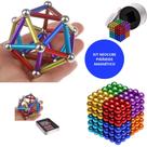 Pirâmide Brinquedo Neocubo Magnético Imã Jogos Com Latinha Para Guardar