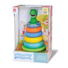 Pirâmide de argolas de empilhar com Chocalho - Dinossauro