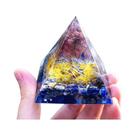 Pirâmide De Orgonita De Ametista, Gerador De Energia De Cristal De Cura, Ferramenta De Meditação De