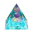 Pirâmide De Orgonita De Obsidiana Cristal De Energia Para Yoga Decoração De Casa E Escritório Pirâmide De Orgonita De Obsidiana Cristal De Energia Para Yoga Decoração De Casa E Escritório