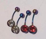 Pircing em Aço Cirúrgico 316l Prateado, dourado ou colorido com pedras Brilhantes Pircing em Aço Cirúrgico 316l Prateado, dourado ou colorido com pedras Brilhantes