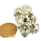 Pirita Peruana Bruta 40 mm a 60 gr para Orgonite - 05 Unidades