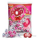 Pirulito Cherry Pop Sam's Cereja Recheio Chiclete Pacote 700g Com 50 Unidades
