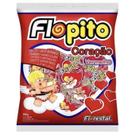 Pirulito Coração Flopito Morango Florestal C/50 unidades - 500g