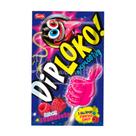 Pirulito Dip Loko Boom Explosive Sabor Framboesa 11g