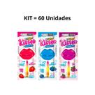 Pirulito Diploko Kisses Palito Luminoso Kit com 2 Displays