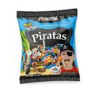 Pirulito Duro Piratas Morango - 400g