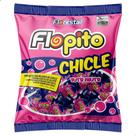 Pirulito Flopito Chicle Sabor Tutti Frutti Pacote 500g com 50 un Florestal
