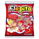 PIRULITO FLOPITO CORAÇÃO MORANGO VERMELHO PACOTE 500g - FLORESTAL
