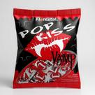 Pirulito Halloween Pop Kiss - Vamp Morango - 500g - 25 unidades - Florestal - Rizzo