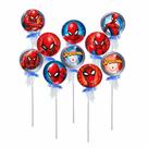 Pirulito Lembrancinha Festa Homem Aranha - 10 unidades - Rizzo Festas