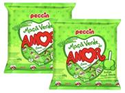 Pirulito Maçã Verde do Amor C /24un 480g - 2 Pacotes