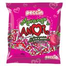 Pirulito Morango do Amor Recheado c/24 - Peccin