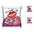 Pirulito Pop Kiss Beija Mais Pacote C/50unid - 500g Pirulito Pop Kiss Beija Mais Pacote C/50unid - 500g