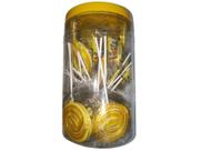 Pirulito Psicodélico Chaves Amarelo e Branco 30g C/30 Un