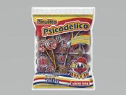 Pirulito Psicodélico Colorido Pacote 500g Santa Rita Dia Das Crianças
