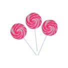 Pirulito psicodélico rosa e branco com 50 unidades martinha