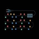 Pisca 100 LEDs 8 funções 9,7 metros fio verde luz colorida - Toda Casa