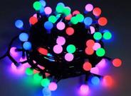 Pisca bolinha RGB cordão com 6 metros 40 leds coloridos Pronta Entrega Com Envio Imediato