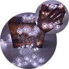 Pisca Cortina Toucas De Natal 80 Lâmpadas LEDs 3x1M 110-220v