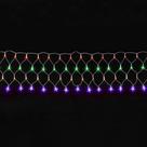 Pisca De Led Rede Com Estrela Na Ponta 120l 3,5x0,5m 8 Modos 110v Cores Colorido