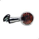Pisca Dianteiro GVS INTRUDER 125 Cromado Lente Cristal